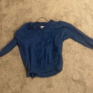 Fuzzy sweater from Urban Outfitters. Perfect to throw on any Fall day.